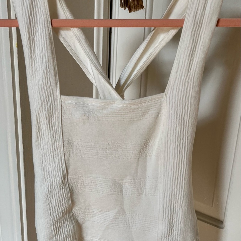 Maeve crisscross back sweater